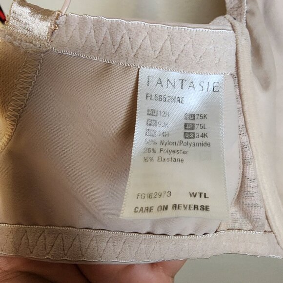 Fantasie Beige Lace Bra - Picture 3 of 4